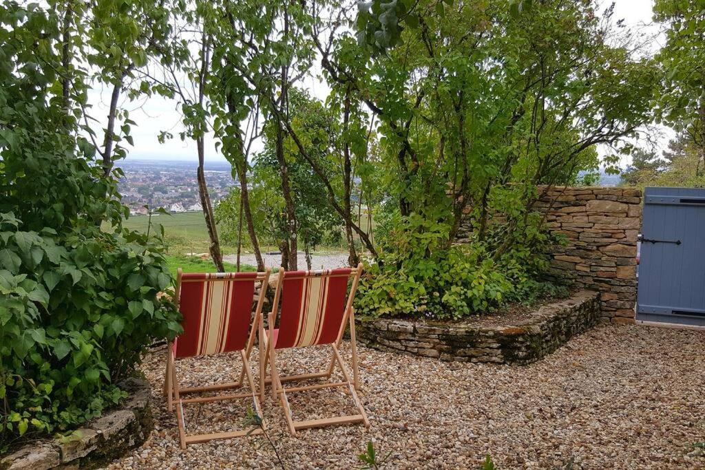 La Maison De L'Ecu : Charme Et Vue Incroyable Beaune (Cote d'Or) Exterior foto